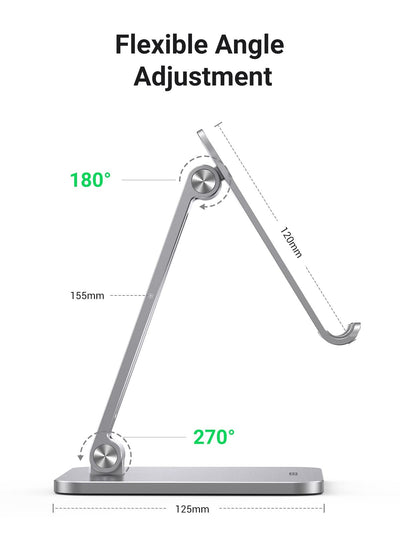 UGREEN Aluminum Alloy Adjustable Tablet Stand Up to 12.9 Inch (40393) in Lebanon - OutGeeked