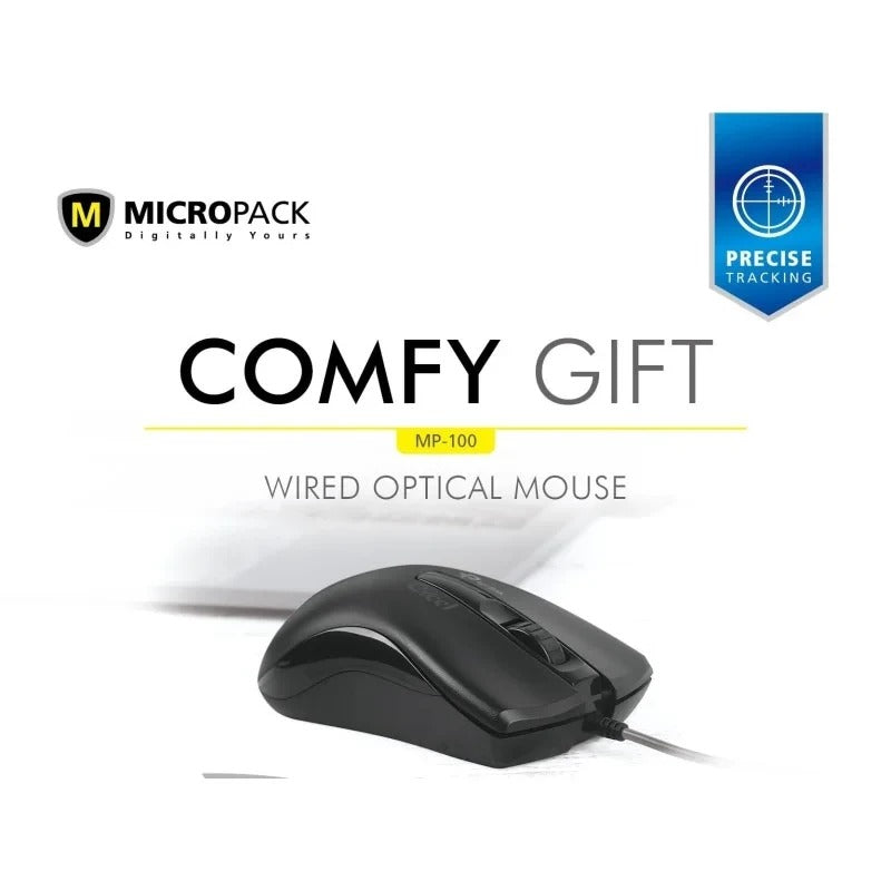 Micropack Comfy Gift USB Wired Mouse 1000 DPI (M-100) in Lebanon - OutGeeked