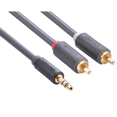 UGREEN 3.5mm Male to 2RCA Male Audio Cable, Gold-Plated in Lebanon - OutGeeked