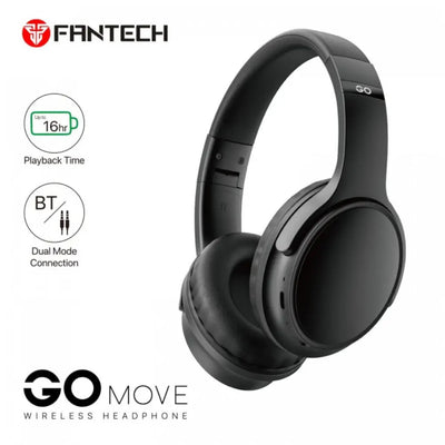 Fantech WH03 Go Move Bluetooth 5.0 Wireless Headphones, 16 Hour Playback in Lebanon - OutGeeked