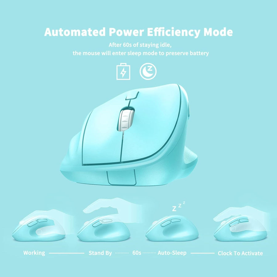 Micropack Ergonomic Silent Wireless Mouse 1600 CPI (MP-V01W) in Lebanon - OutGeeked
