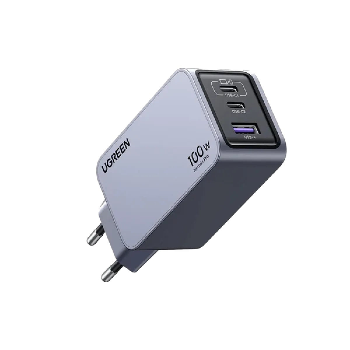 UGREEN Nexode Pro 100W GaN 3-Port Wall Charger with USB-C to USB-C Cable (25874) in Lebanon - OutGeeked