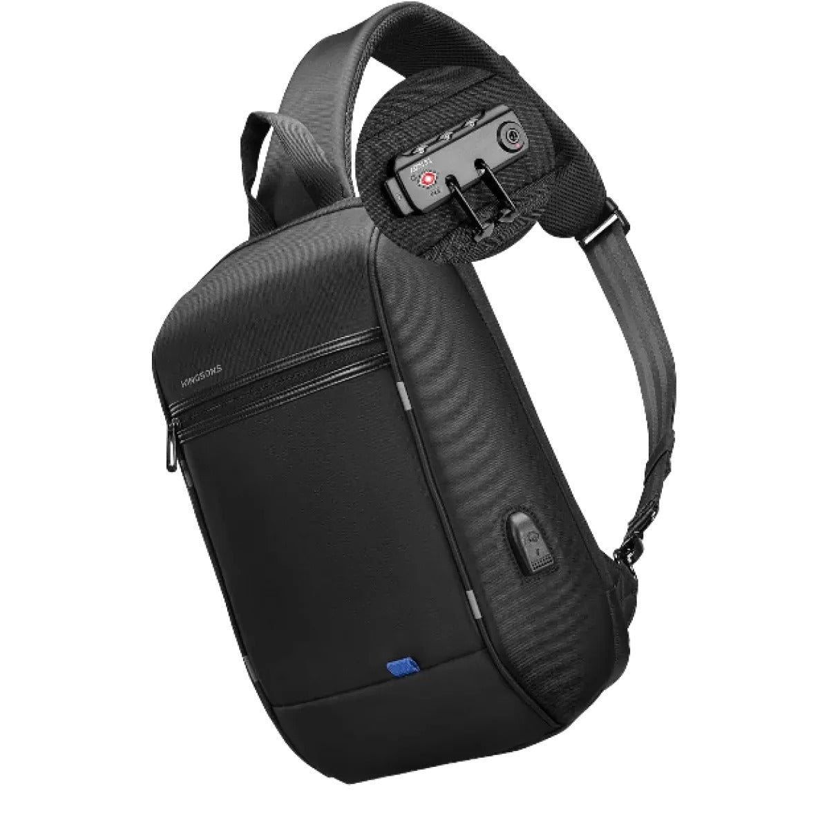 Kingsons Water-Resistant Sling Backpack with USB Charging Port (FG6307W) in Lebanon - OutGeeked