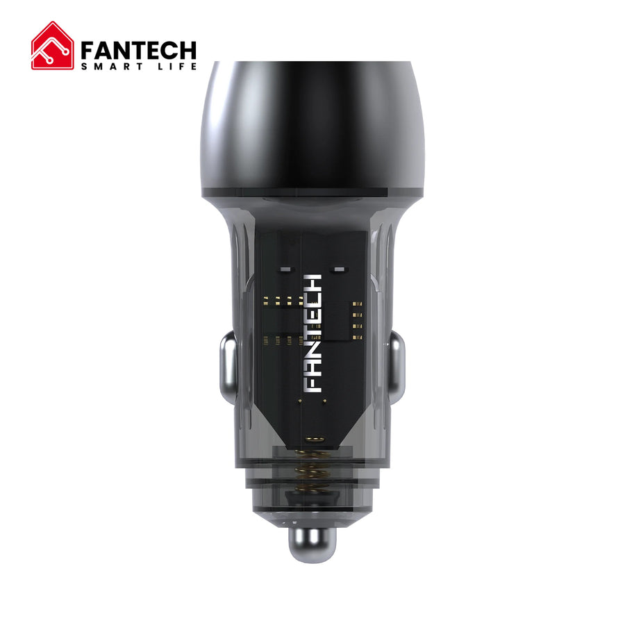 Fantech PowerMove PME302 Dual Port Car Charger, USB-A and USB-C, 45W Total in Lebanon - OutGeeked