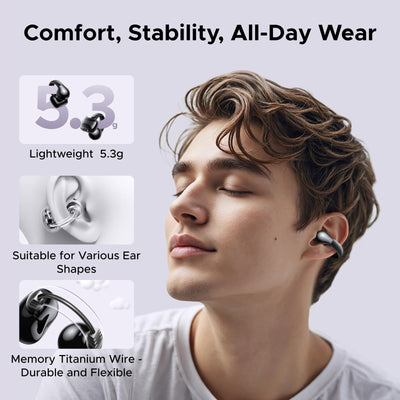 UGREEN HiTune S3 Open-Ear Clip True Wireless Earbuds with AI Noise Cancellation in Lebanon - OutGeeked