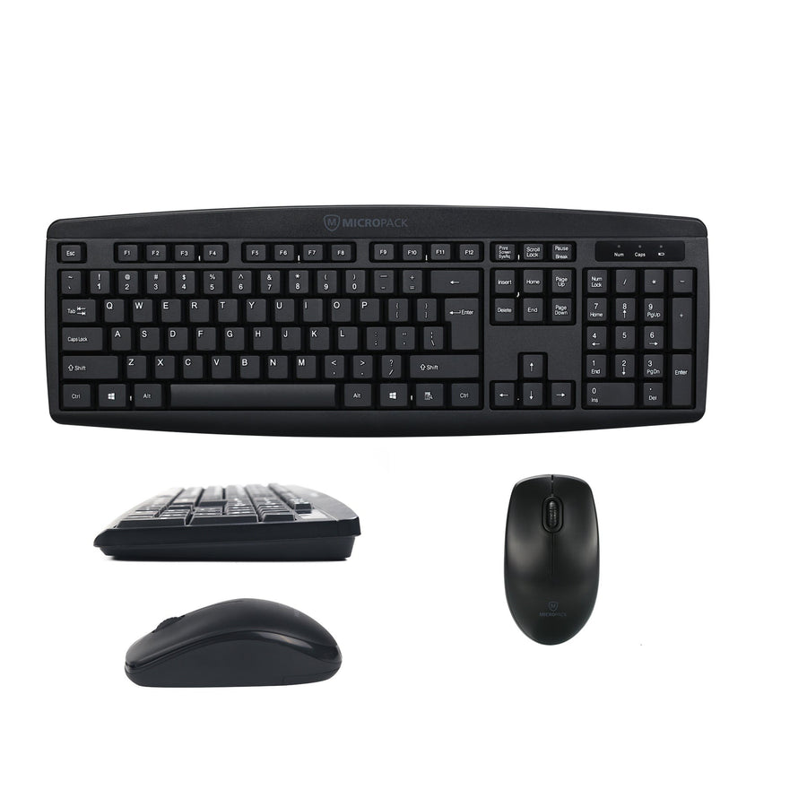 Micropack KM-203W Classic Wireless Keyboard and Mouse Combo (KM-203W) in Lebanon - OutGeeked