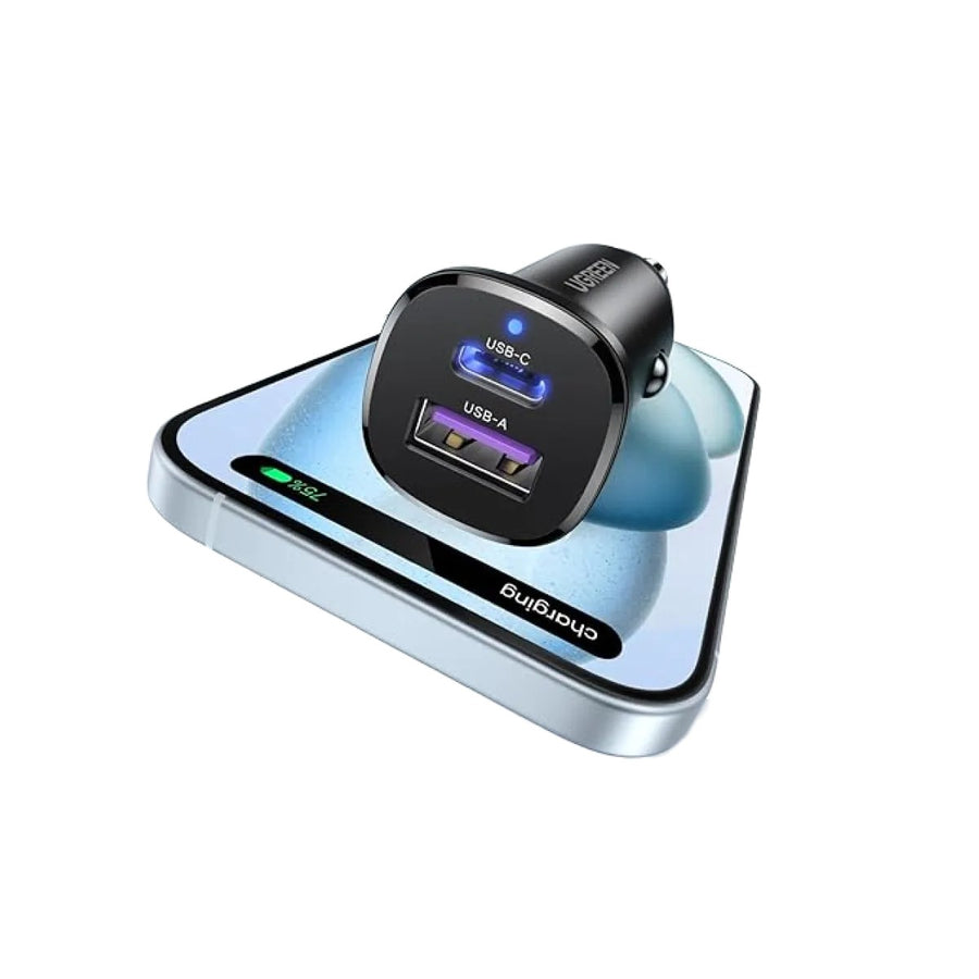 UGREEN 30W Dual Port Fast Car Charger (25845) in Lebanon - OutGeeked