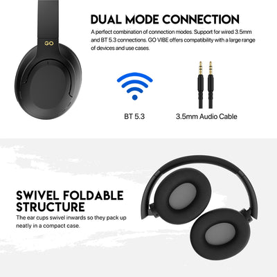 Fantech WH05 Go Vibe Bluetooth 5.3 Wireless Headphones with Gaming Mode in Lebanon - OutGeeked