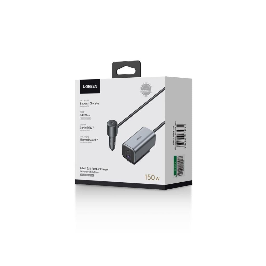 UGREEN 150W GaN 4-Port USB-C Car Charger (35571) in Lebanon - OutGeeked