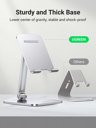 UGREEN Aluminum Alloy Adjustable Tablet Stand Up to 12.9 Inch (40393) in Lebanon - OutGeeked