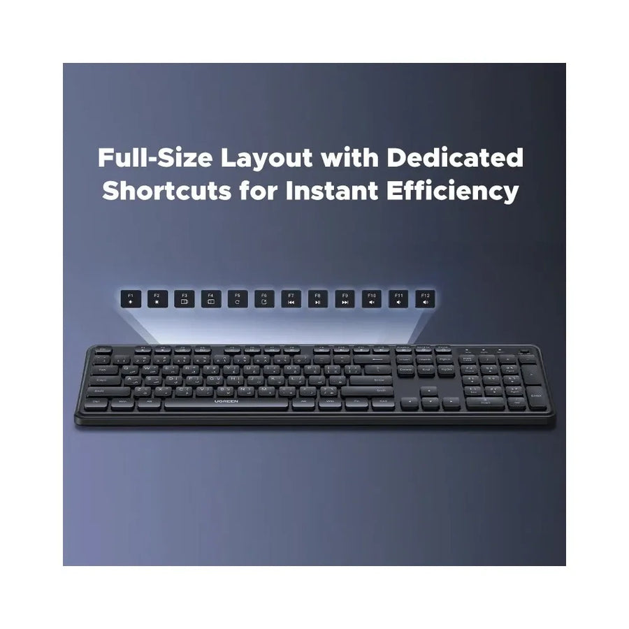 UGREEN 2.4GHz Wireless Keyboard, Quiet and Spill-Resistant (65734) in Lebanon - OutGeeked