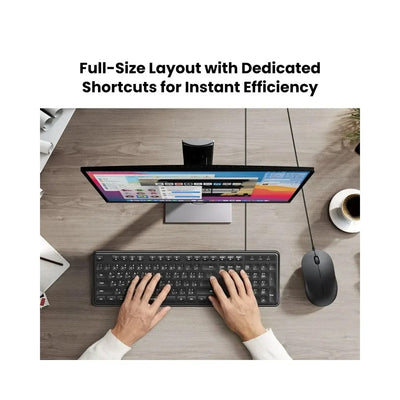 UGREEN Wired Keyboard and Silent Mouse Combo, English/Arabic (65777) in Lebanon - OutGeeked