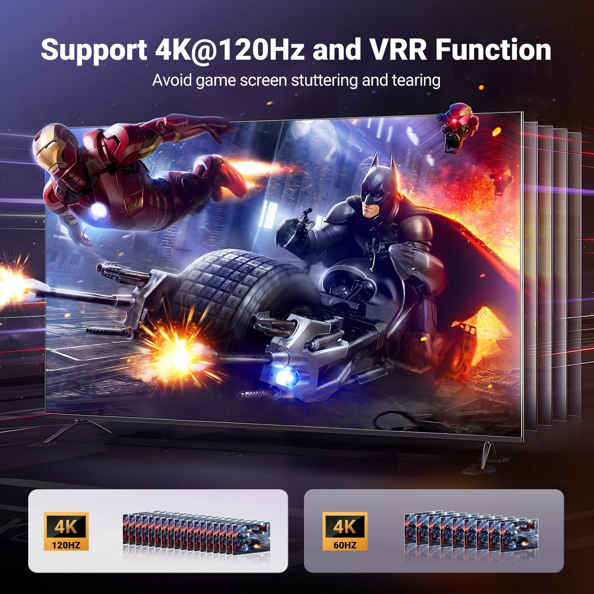 UGREEN 8K@60Hz HDMI 2.1 Switch 3 In 1 Out with Remote Control (15604) in Lebanon - OutGeeked