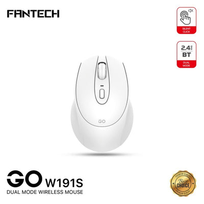 Fantech W191S Go Dual-Mode Bluetooth and 2.4GHz Silent Wireless Mouse in Lebanon - OutGeeked