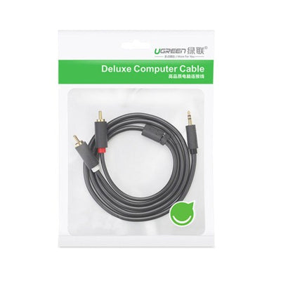 UGREEN 3.5mm Male to 2RCA Male Audio Cable, Gold-Plated in Lebanon - OutGeeked