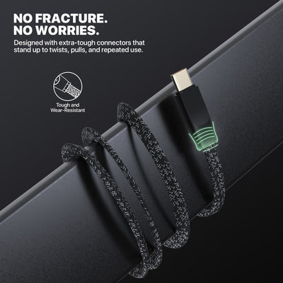 Fantech DuraLink DL3CC Braided USB-C to USB-C Cable, 1M, 60W Fast Charging in Lebanon - OutGeeked