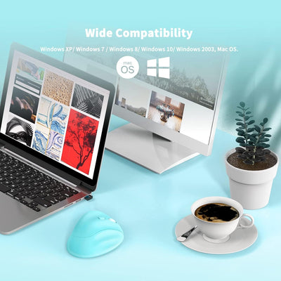 Micropack Ergonomic Silent Wireless Mouse 1600 CPI (MP-V01W) in Lebanon - OutGeeked