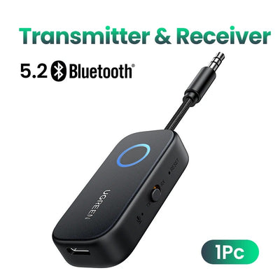 UGREEN Bluetooth 5.3 2-in-1 Transmitter & Receiver with aptX HD (45492) in Lebanon - OutGeeked
