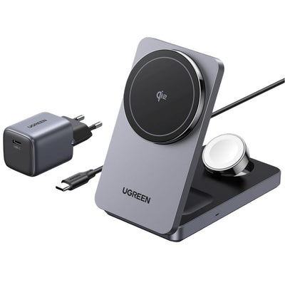 UGREEN 3-in-1 Qi2 25W Magnetic Wireless Charging Station (45025) in Lebanon - OutGeeked