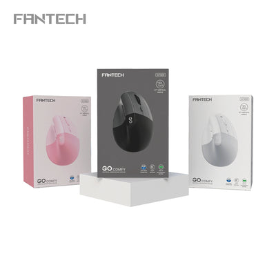 Fantech W195R Go Comfy Rechargeable Vertical Wireless Mouse, Silent Click in Lebanon - OutGeeked