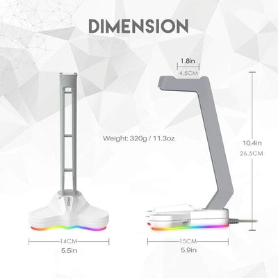 Fantech AC3001S RGB Tower Headset Stand with Anti-Slip Base in Lebanon - OutGeeked