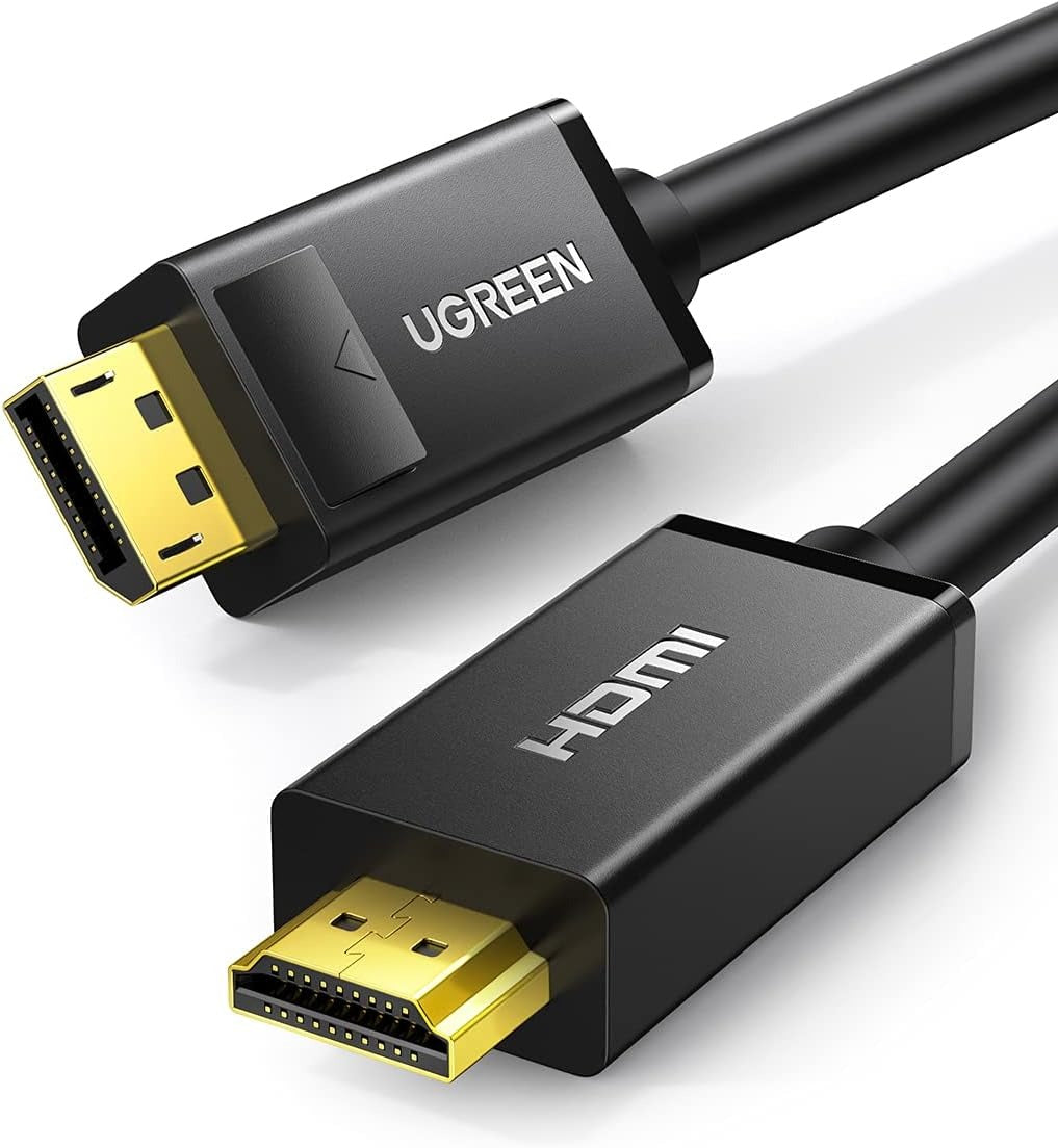 UGREEN 4K DisplayPort to HDMI Cable, Male to Male, 4K@30Hz in Lebanon - OutGeeked