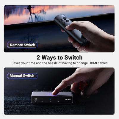 UGREEN 8K@60Hz HDMI 2.1 Switch 3 In 1 Out with Remote Control (15604) in Lebanon - OutGeeked