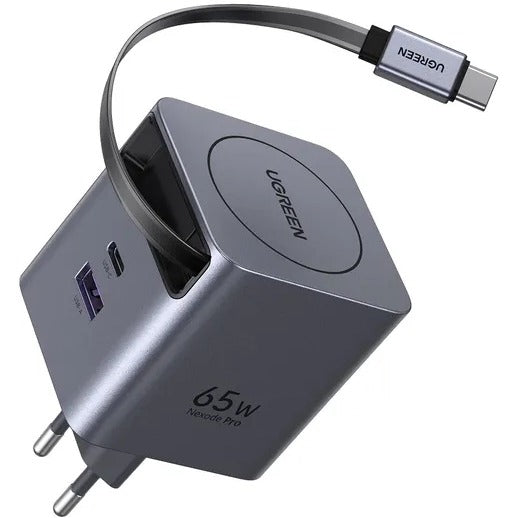 UGREEN 100W GaN 5-in-1 USB-C Wall Charger with Smart Display (65620B) in Lebanon - OutGeeked