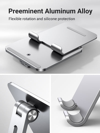 UGREEN Aluminum Alloy Adjustable Tablet Stand Up to 12.9 Inch (40393) in Lebanon - OutGeeked