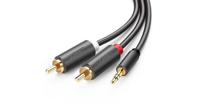 UGREEN 3.5mm Male to 2RCA Male Audio Cable, Gold-Plated in Lebanon - OutGeeked