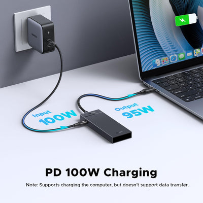 UGREEN 5-in-1 USB-C Hub 10Gbps with 4x USB-C 3.2 & PD 100W (55334) in Lebanon - OutGeeked
