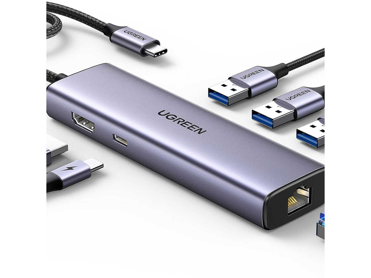 UGREEN 6-in-1 USB-C Hub Docking Station with 4K 60Hz HDMI & 100W PD (45000) in Lebanon - OutGeeked