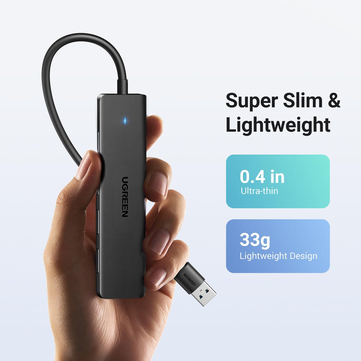 UGREEN USB 3.0 to 4-Port USB 3.0 Hub with LED Indicators (25851 / 35574) in Lebanon - OutGeeked