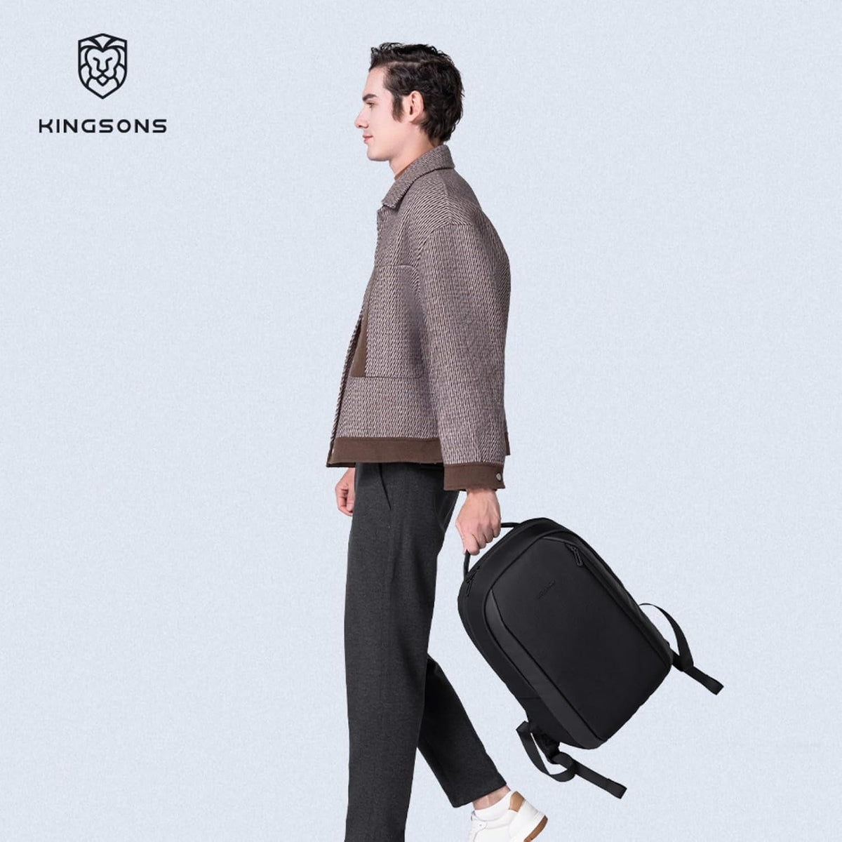 Kingsons 18L Ergonomic Business Laptop Backpack, 15.6-inch (KS25458) in Lebanon - OutGeeked