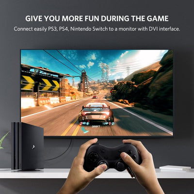 UGREEN Full HD DVI (24+1) Male to HDMI Female Adapter, Bi-Directional (20124) in Lebanon - OutGeeked