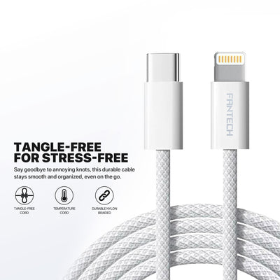 Fantech Power Kit PK202CL 20W PD USB-C Charger with 1M USB-C to Lightning Cable in Lebanon - OutGeeked