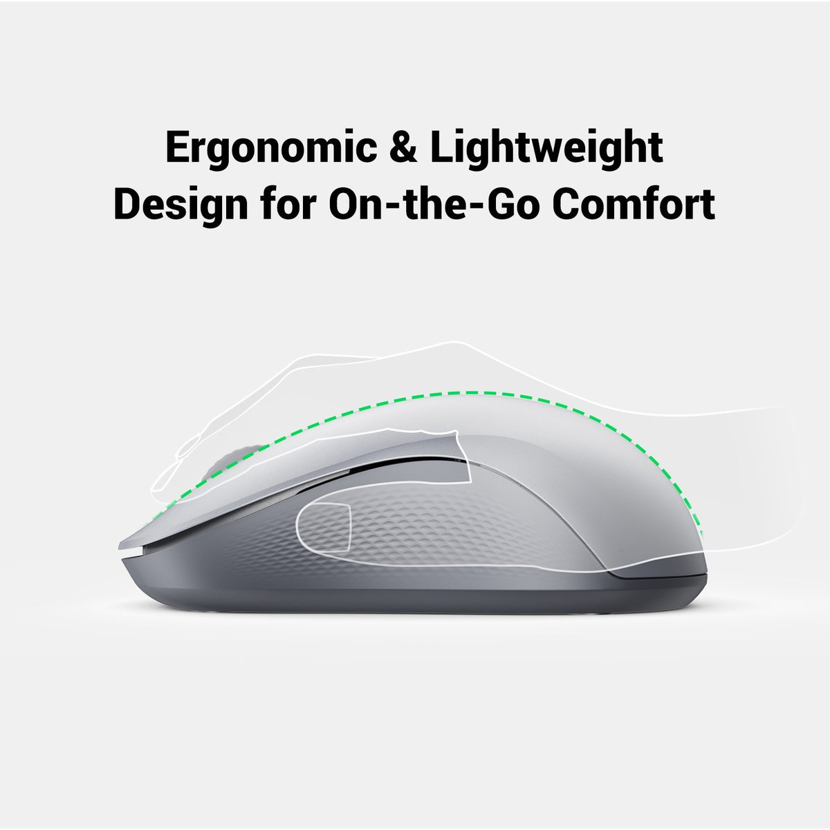 Mikuso MOS-W102 2.4 GHz Wireless Ergonomic Mouse 6 Buttons in Lebanon - OutGeeked