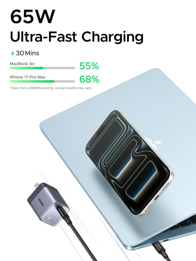 UGREEN 145W 25000mAh 3-Port Fast Charging Power Bank (90597A) in Lebanon - OutGeeked