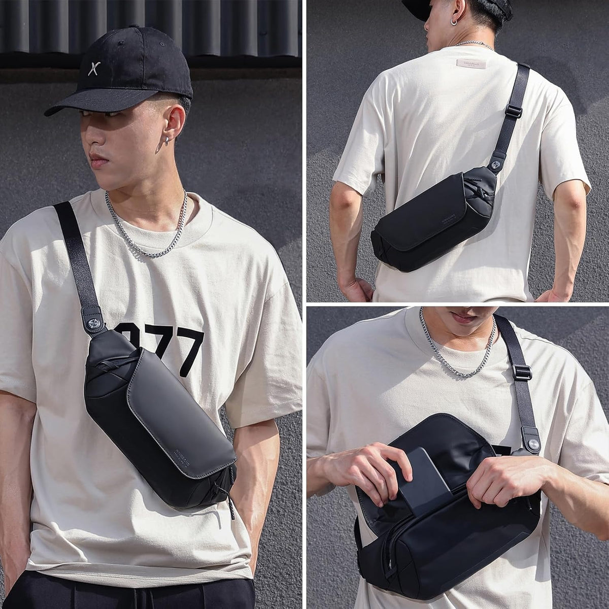 Kingsons 2.5L EDC Sling Bag with Anti-Theft Pocket (KS25056) in Lebanon - OutGeeked
