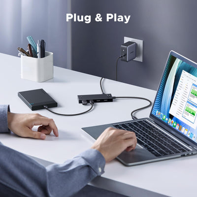 UGREEN 5-in-1 USB-C Hub 10Gbps with 4x USB-C 3.2 & PD 100W (55334) in Lebanon - OutGeeked