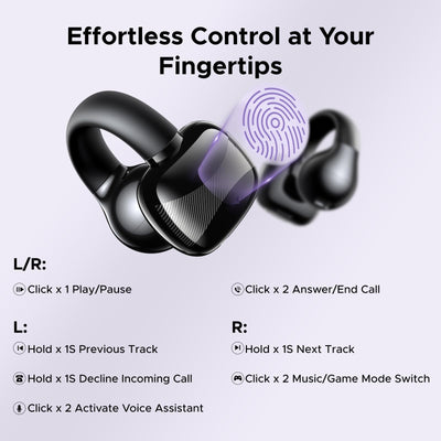 UGREEN HiTune S3 Open-Ear Clip True Wireless Earbuds with AI Noise Cancellation in Lebanon - OutGeeked