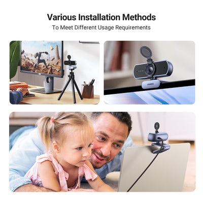 UGREEN 2K Autofocus Webcam 4MP with Dual Noise-Cancelling Mics (25442) in Lebanon - OutGeeked
