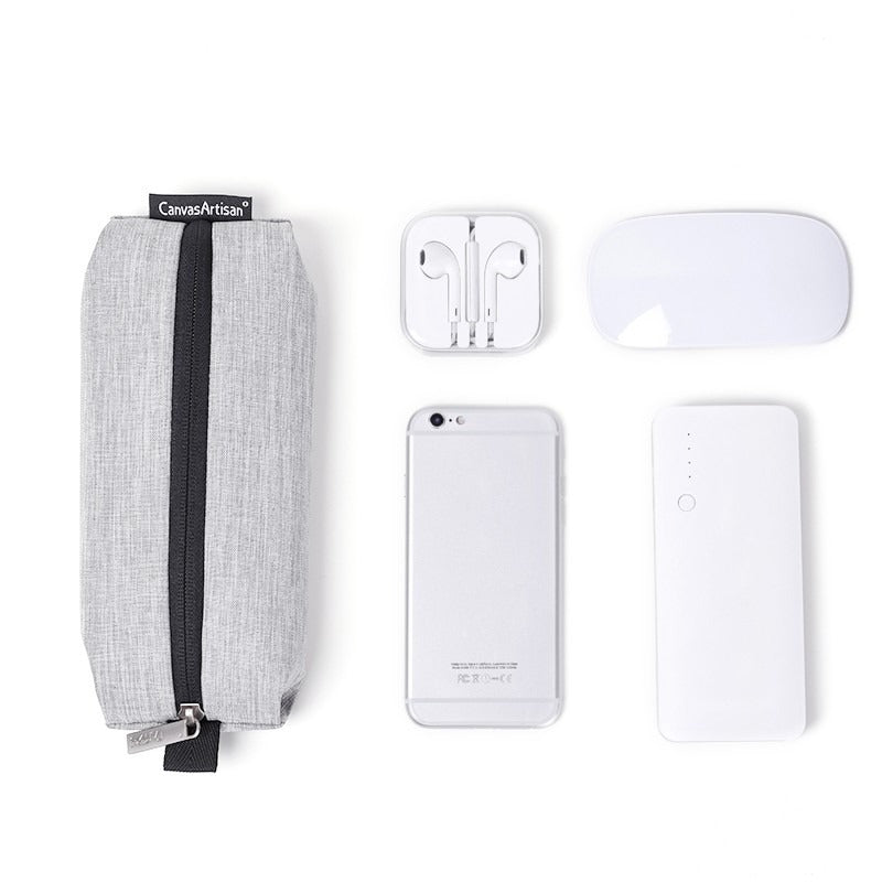 Canvas Artisan Light Gray Small Organizer Bag (L10-1LGY) in Lebanon - OutGeeked