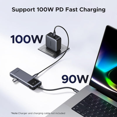 UGREEN 6-in-1 USB-C Hub 4K HDMI, 10Gbps, 100W PD (35998) in Lebanon - OutGeeked