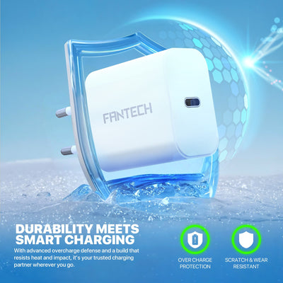 Fantech Power Kit PK202CL 20W PD USB-C Charger with 1M USB-C to Lightning Cable in Lebanon - OutGeeked