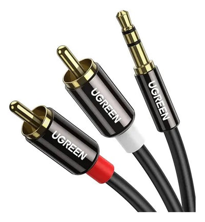 UGREEN 3.5mm Male to 2RCA Male Audio Cable, Gold-Plated in Lebanon - OutGeeked