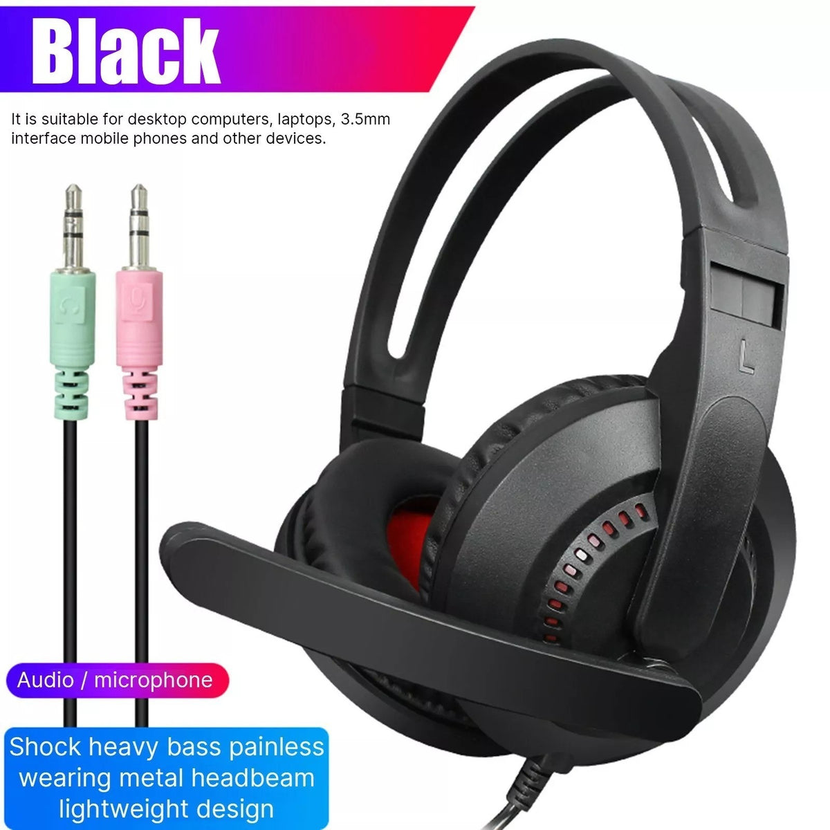 Misde A2 AUX Gaming Headset with 40mm Driver (A2 AUX) in Lebanon - OutGeeked