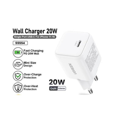 UGREEN 20W GaN USB-C Wall Charger with PD3.0 & QC4.0+ in Lebanon - OutGeeked