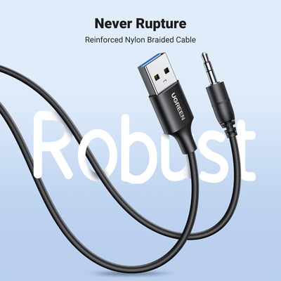 UGREEN Bluetooth 5.4 Car Aux Adapter with Noise Cancellation (35002) in Lebanon - OutGeeked