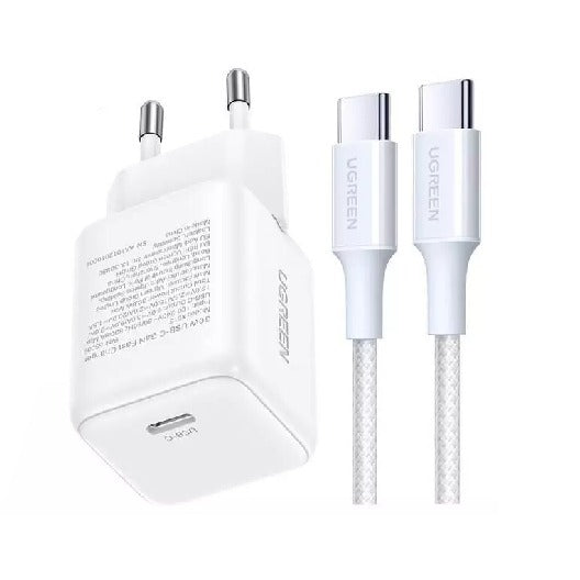 UGREEN 45W USB-C GaN Fast Wall Charger with 1M USB-C to USB-C Cable in Lebanon - OutGeeked